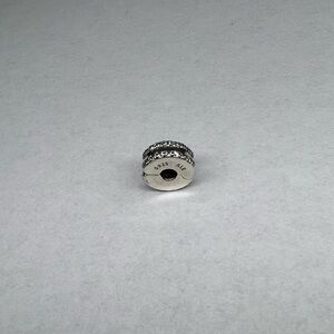 Authentic Pandora Double Lined Pavé Clip Charm